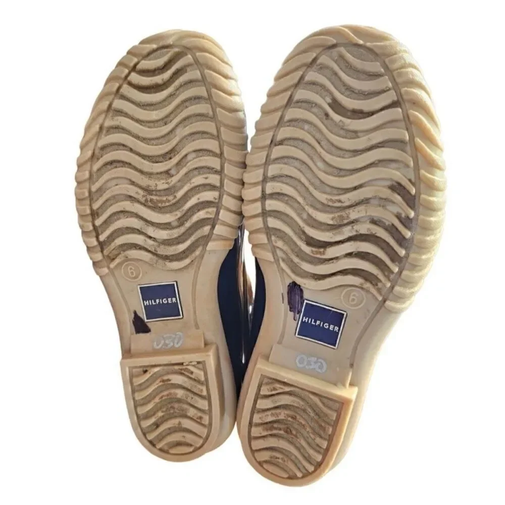 Tommy Hilfiger Rain Snow TWHEAT-T  Boots Low Cut Blue Size 6 M